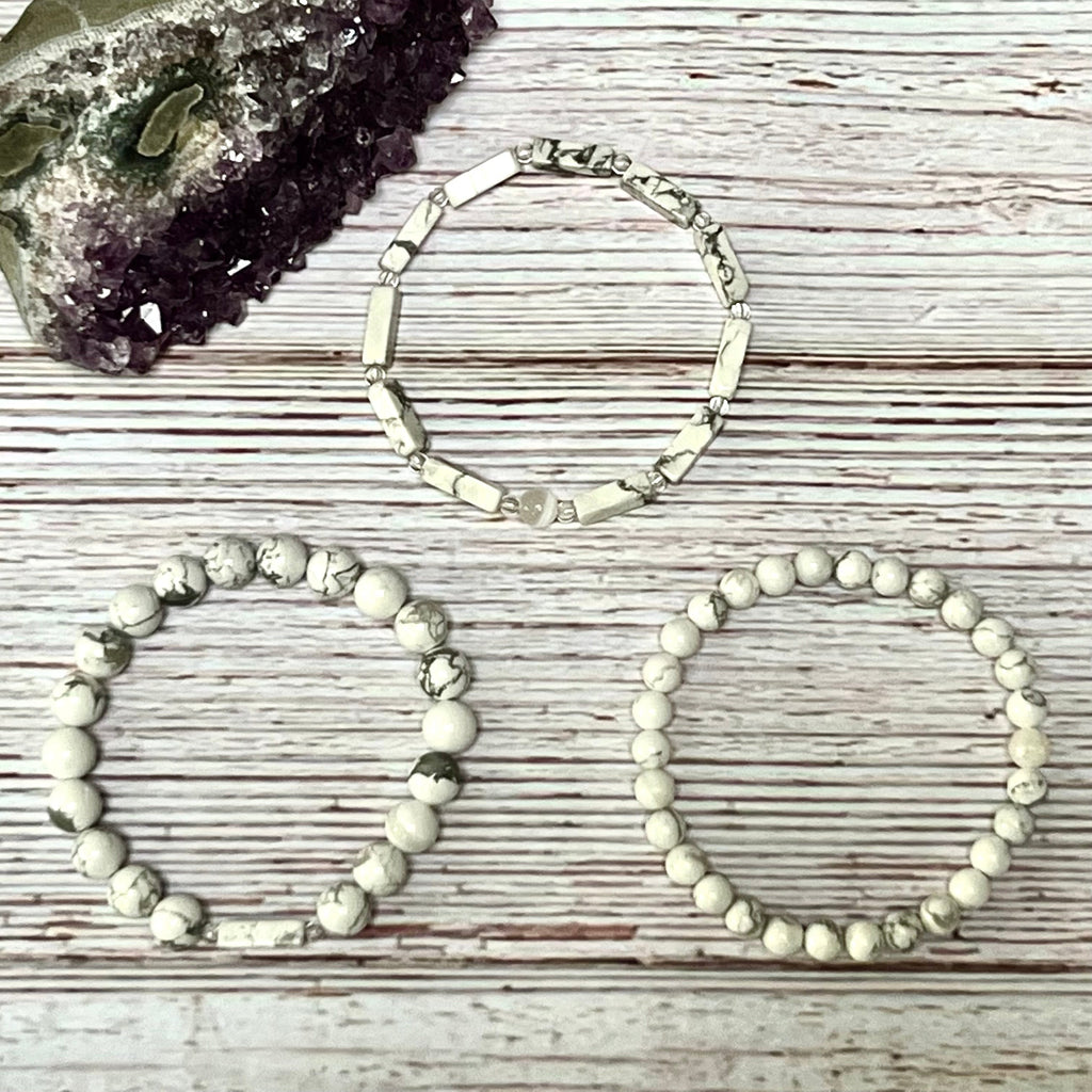 Tranquil Sleep White Turquoise Bracelet Pack (Set Of 3)