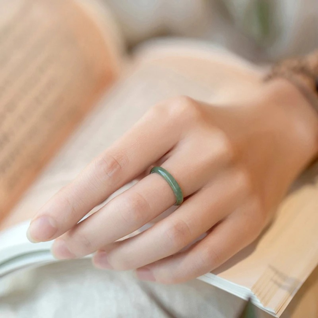 Boundless Blessings Natural Jade Ring