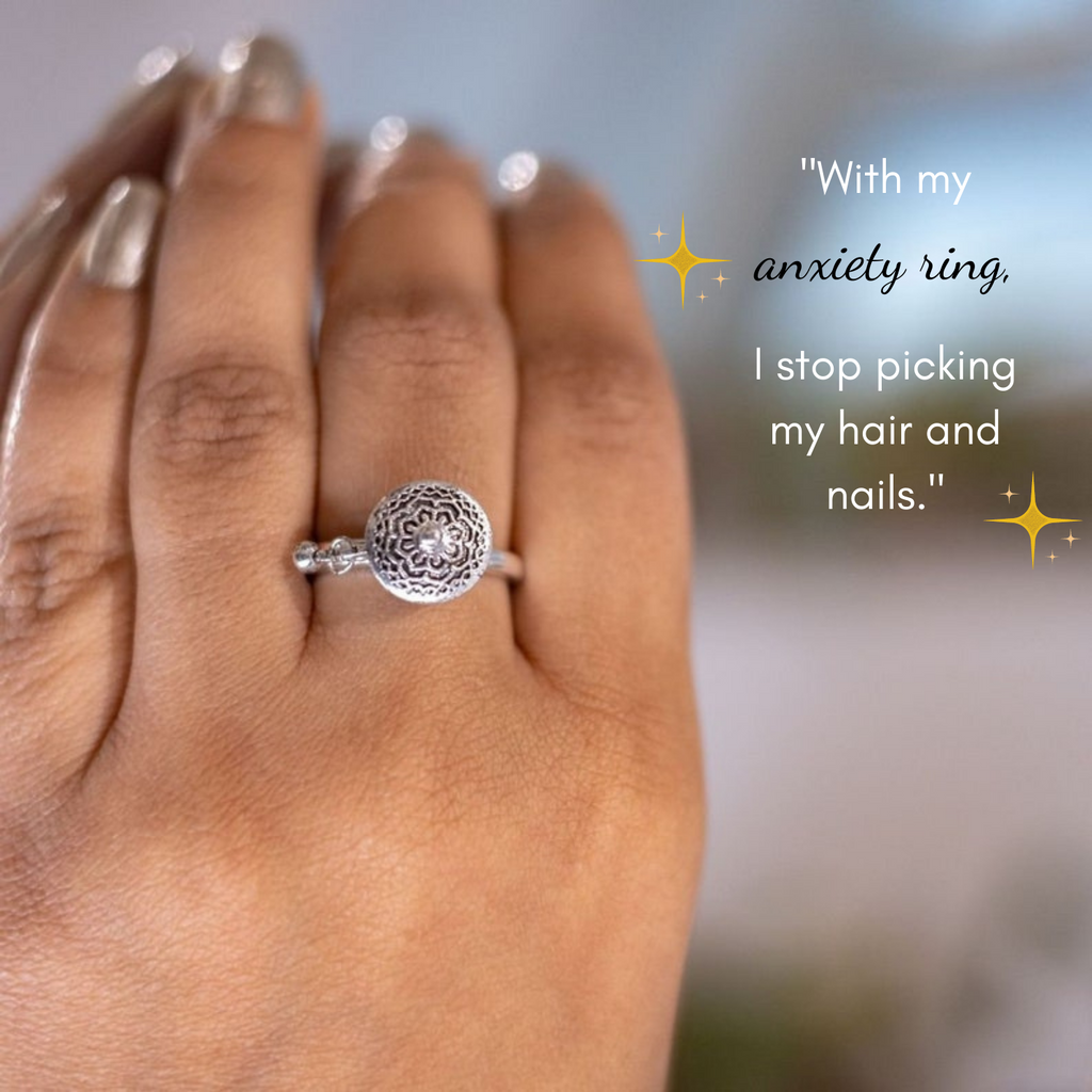 Instant Calm Ring - The Fidget Ring Spinner For Anxiety Relief.