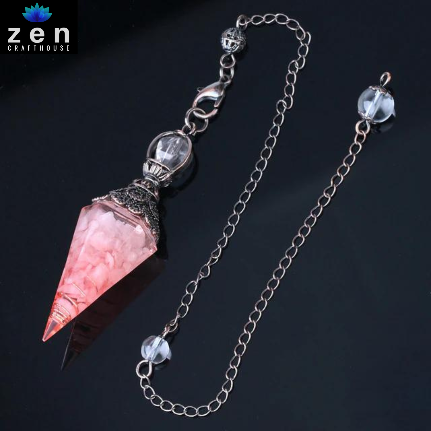 Illuminating Intuition Crystal Pendulum