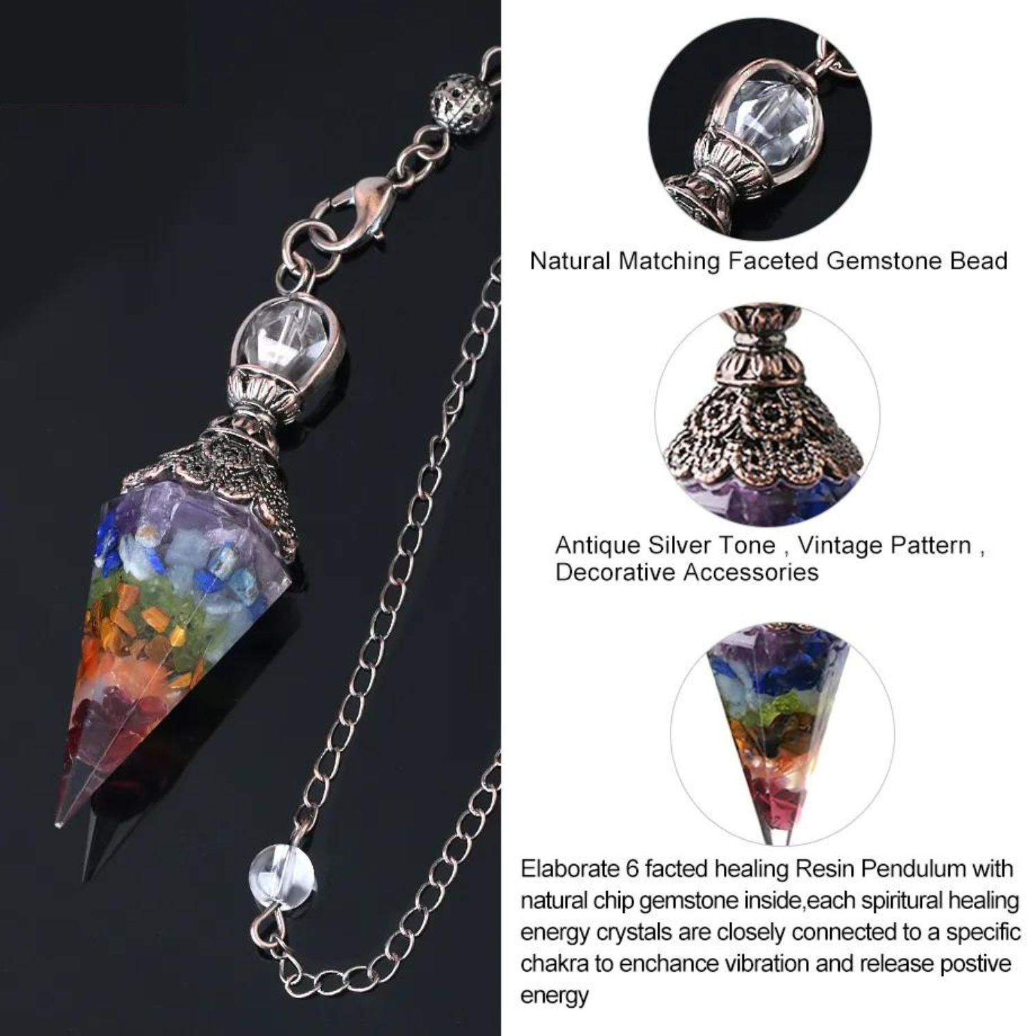 Illuminating Intuition Crystal Pendulum