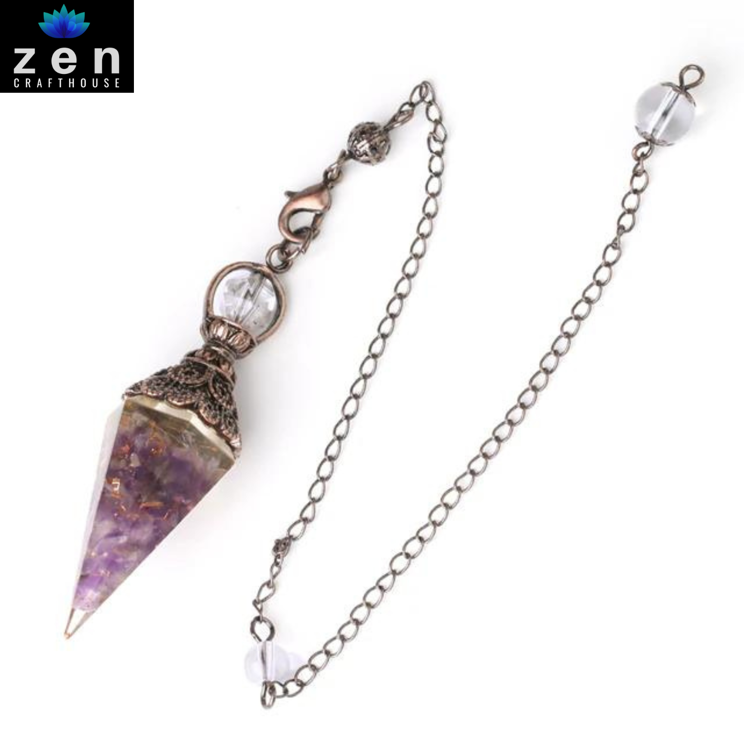 Illuminating Intuition Crystal Pendulum