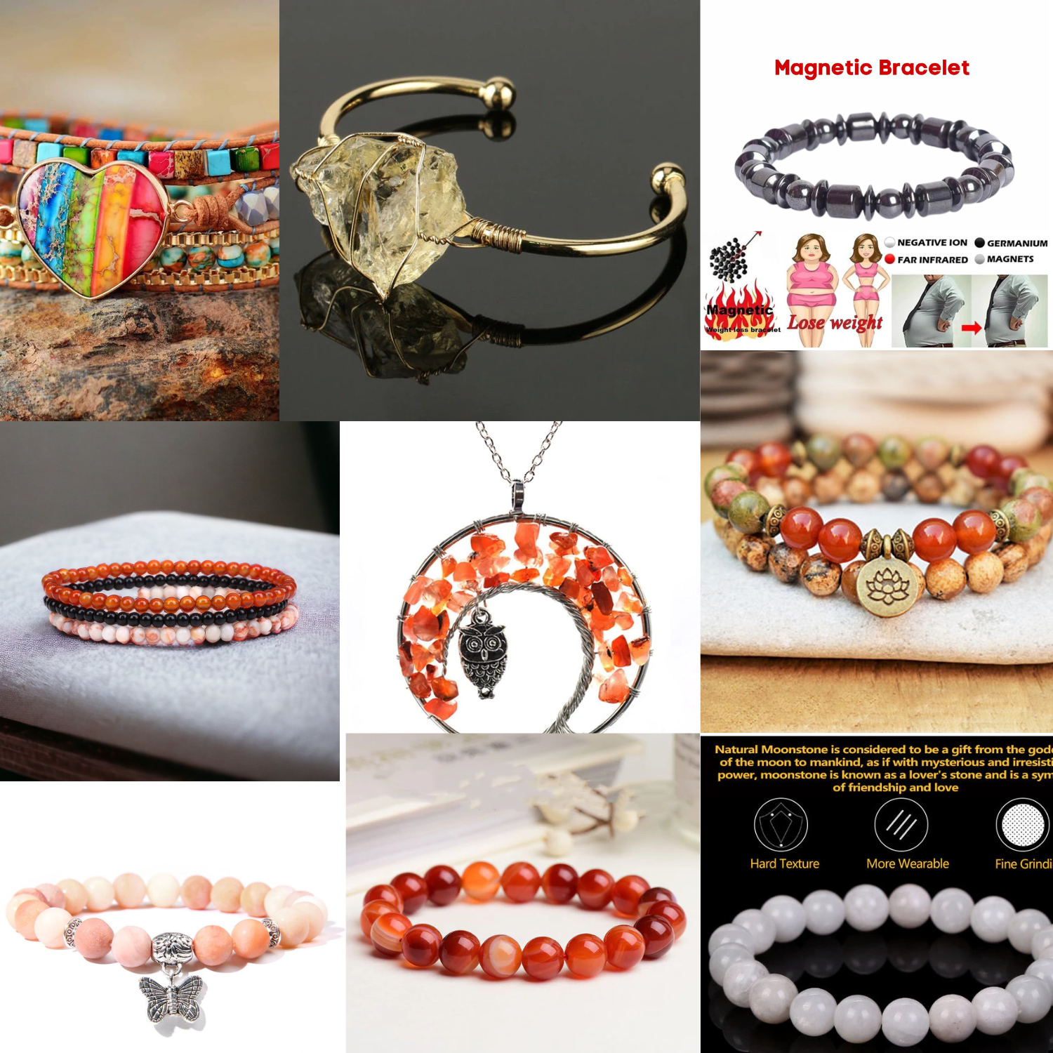 Chakra Healing Program: Monthly Crystal Jewelry & Essential Oils (Solar Plexus Chakra)