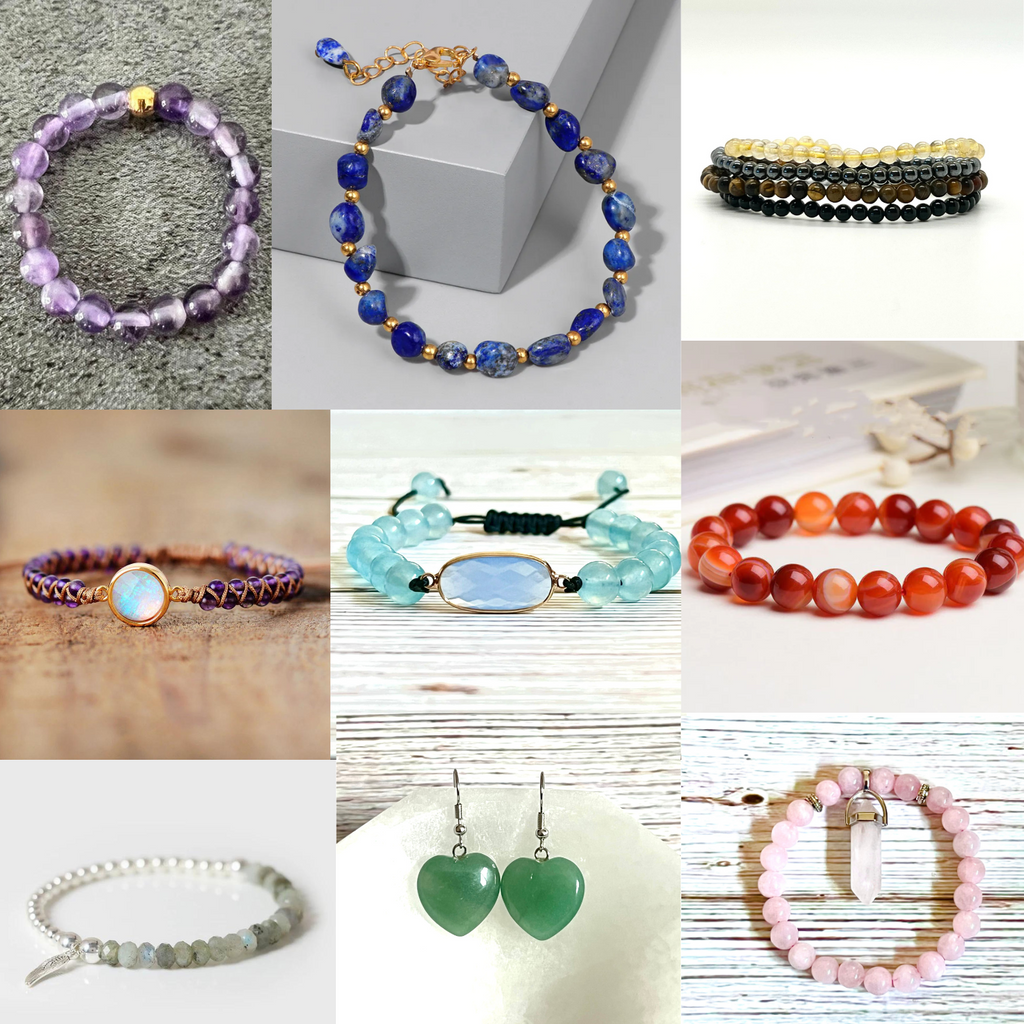 Chakra Healing Program: Monthly Crystal Jewelry & Essential Oils (Heart Chakra)