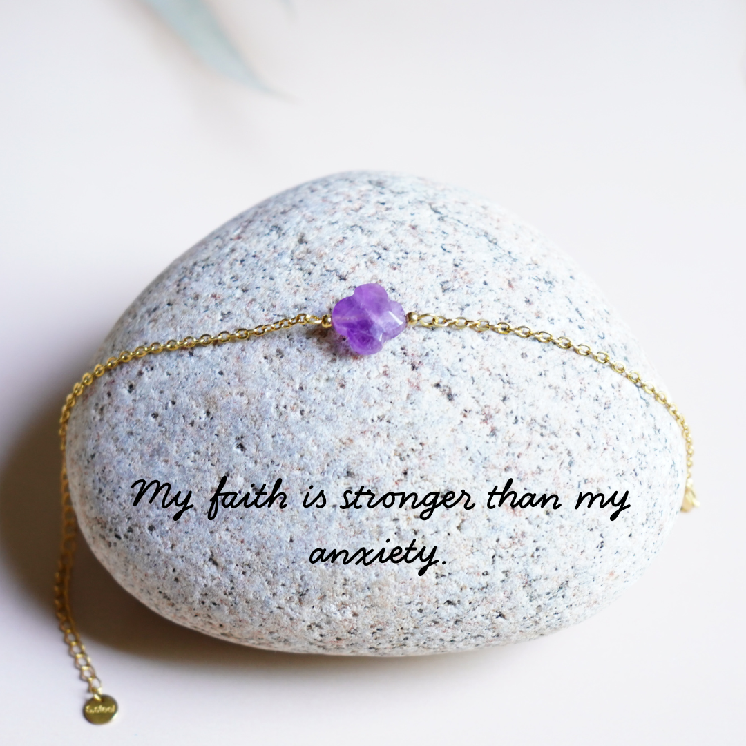 My Faith Is Stronger Than My Anxiety Bracelet