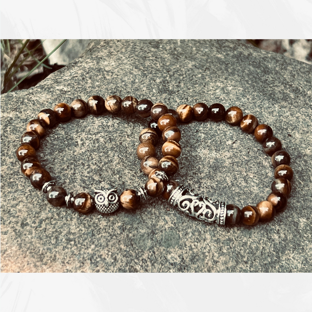 Tiger Eye Peaceful Energy Crystal Bracelets