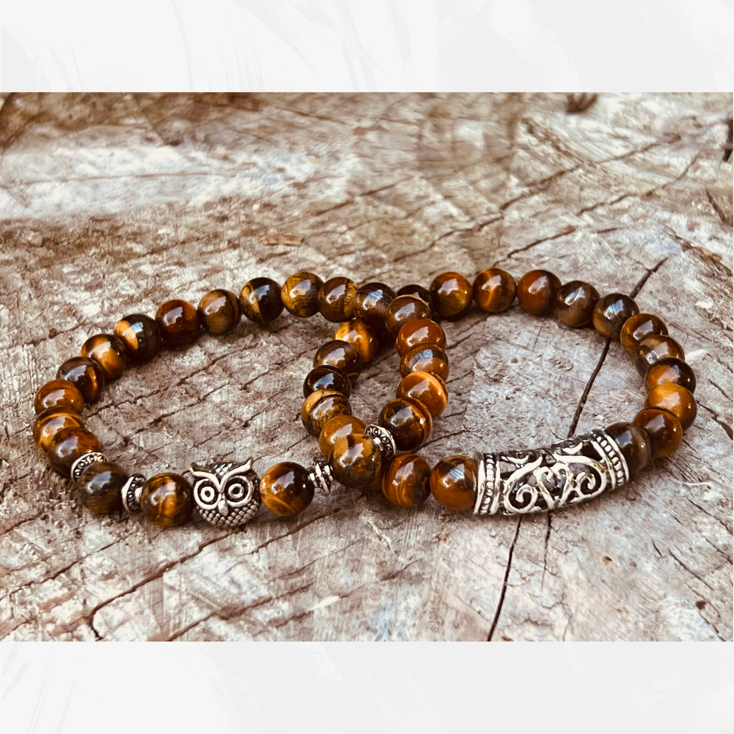Tiger Eye Peaceful Energy Crystal Bracelets