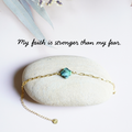 My Faith Is Stronger Than My Fear Bracelet