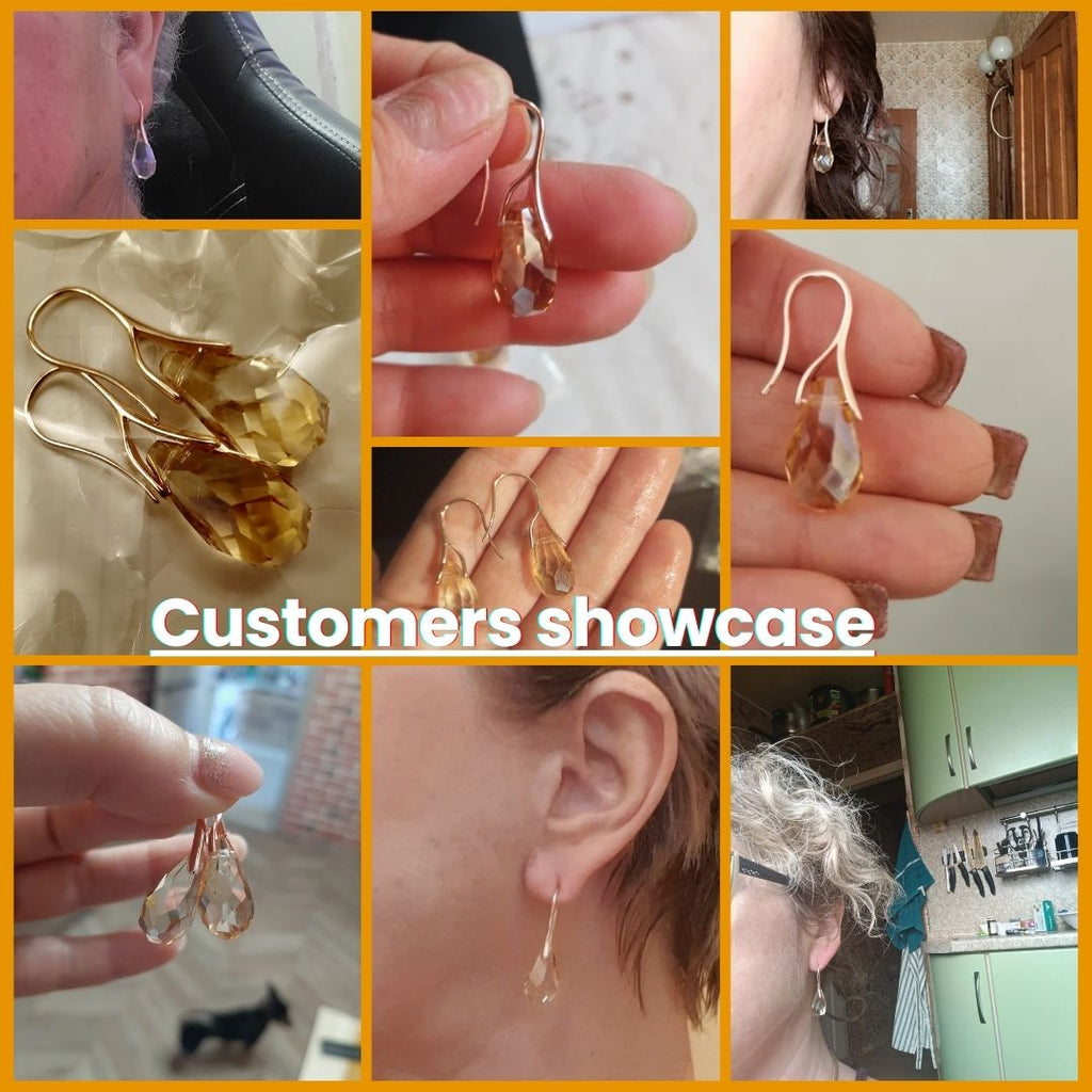 Austrian Quartz Radiance Weight Loss Earrings