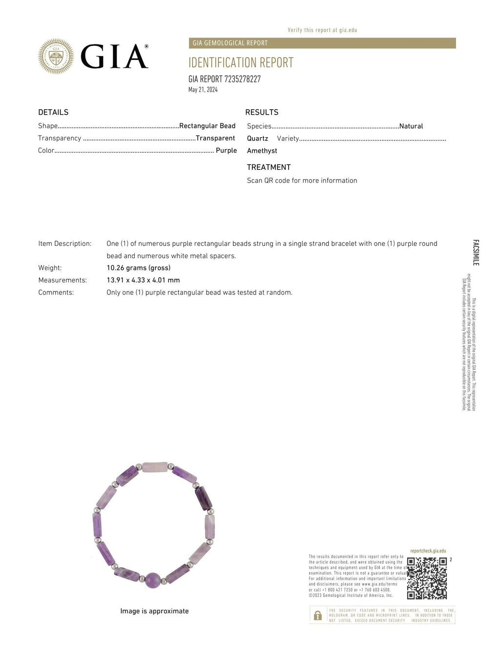 Weight Loss Support & Stress Relief Single Bracelet