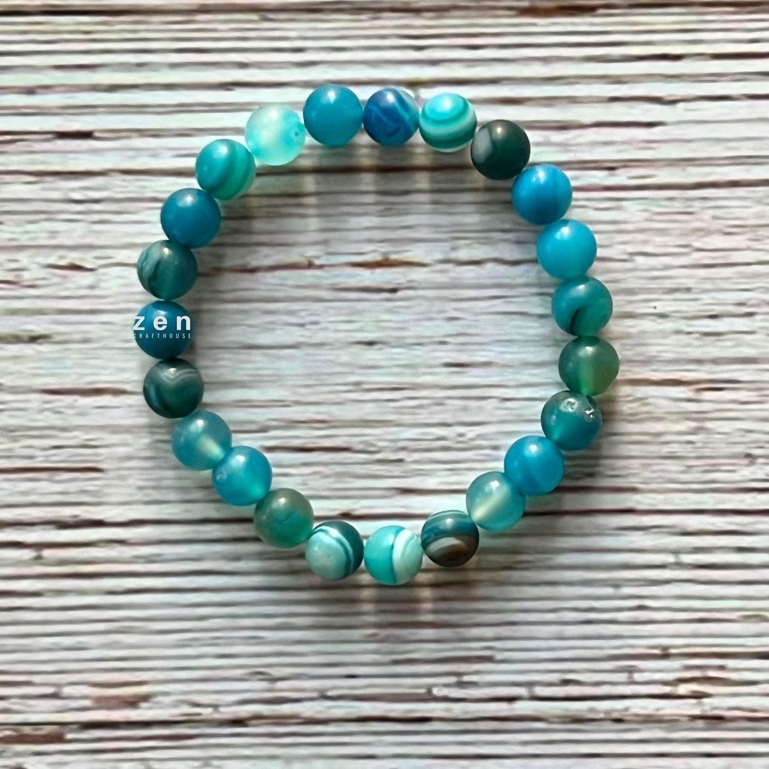 Blue Agate Inner Peace and Soothing Energy Bracelet