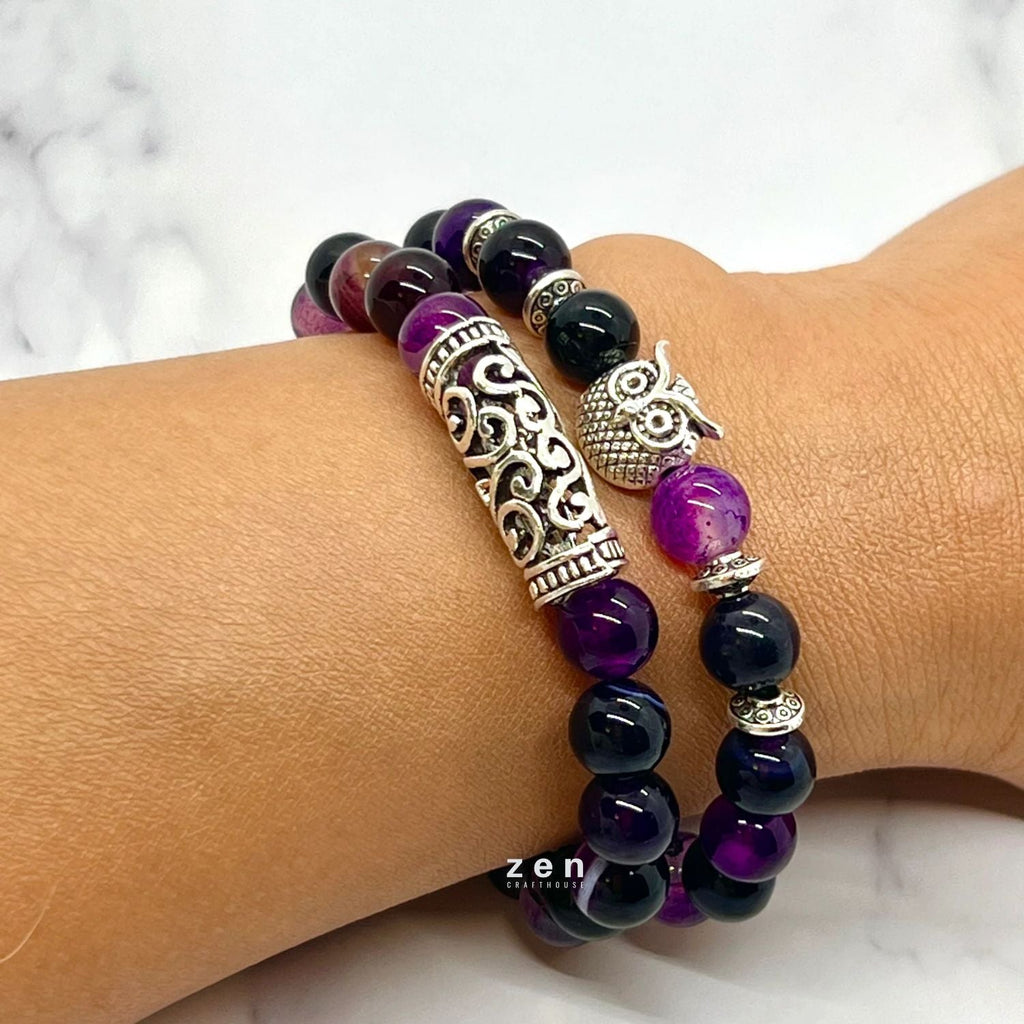 Dream Amethyst Deep Sleep & Detoxifying Bracelets - Men's Size