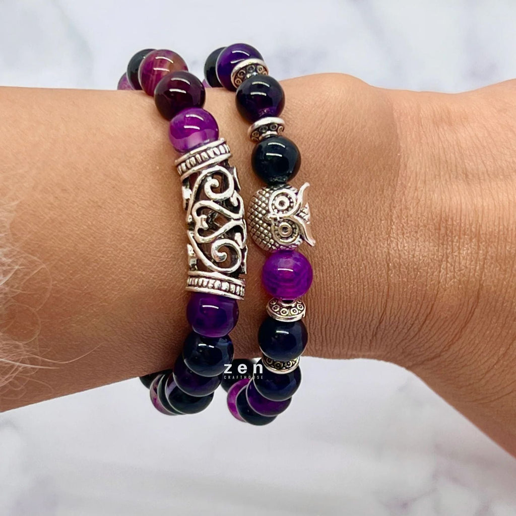 Dream Amethyst Deep Sleep & Detoxifying Bracelets - Men's Size