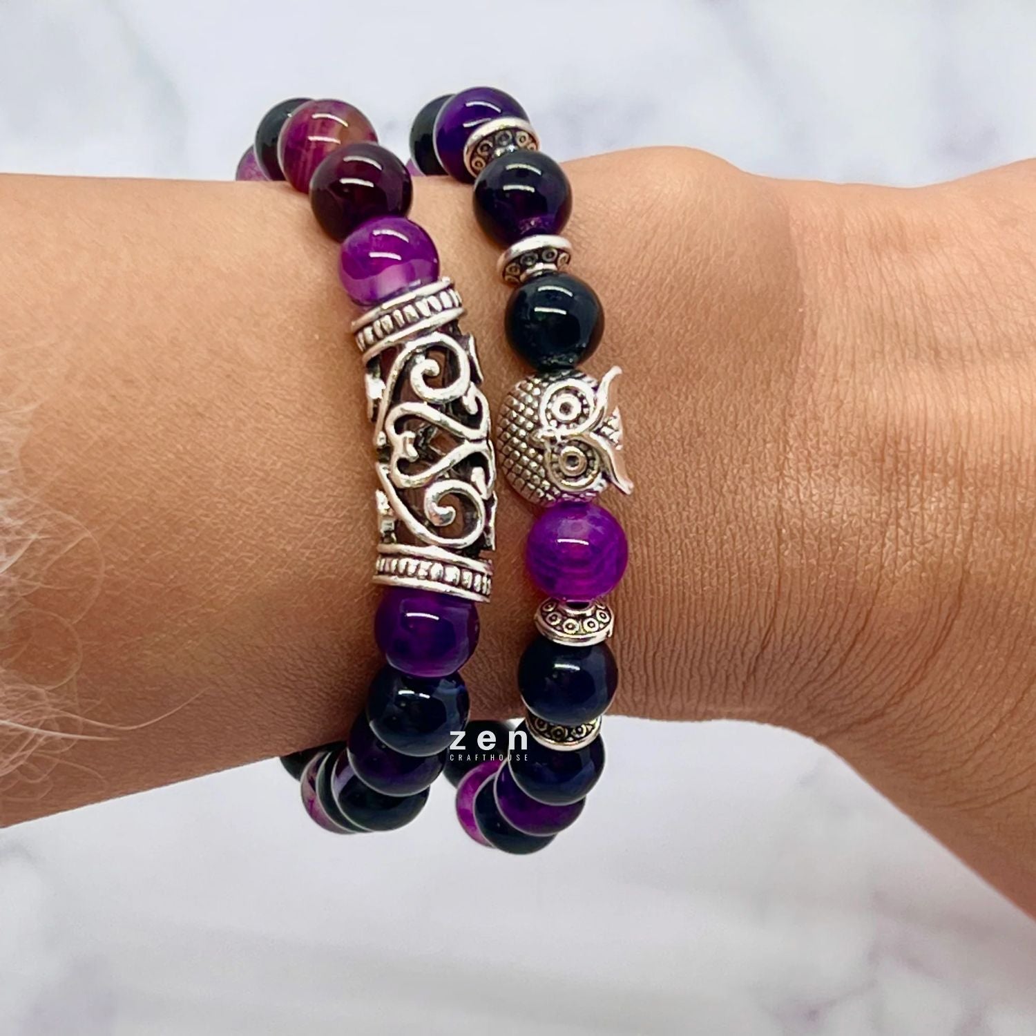 Dream Amethyst Deep Sleep & Detoxifying Bracelets - Men's Size
