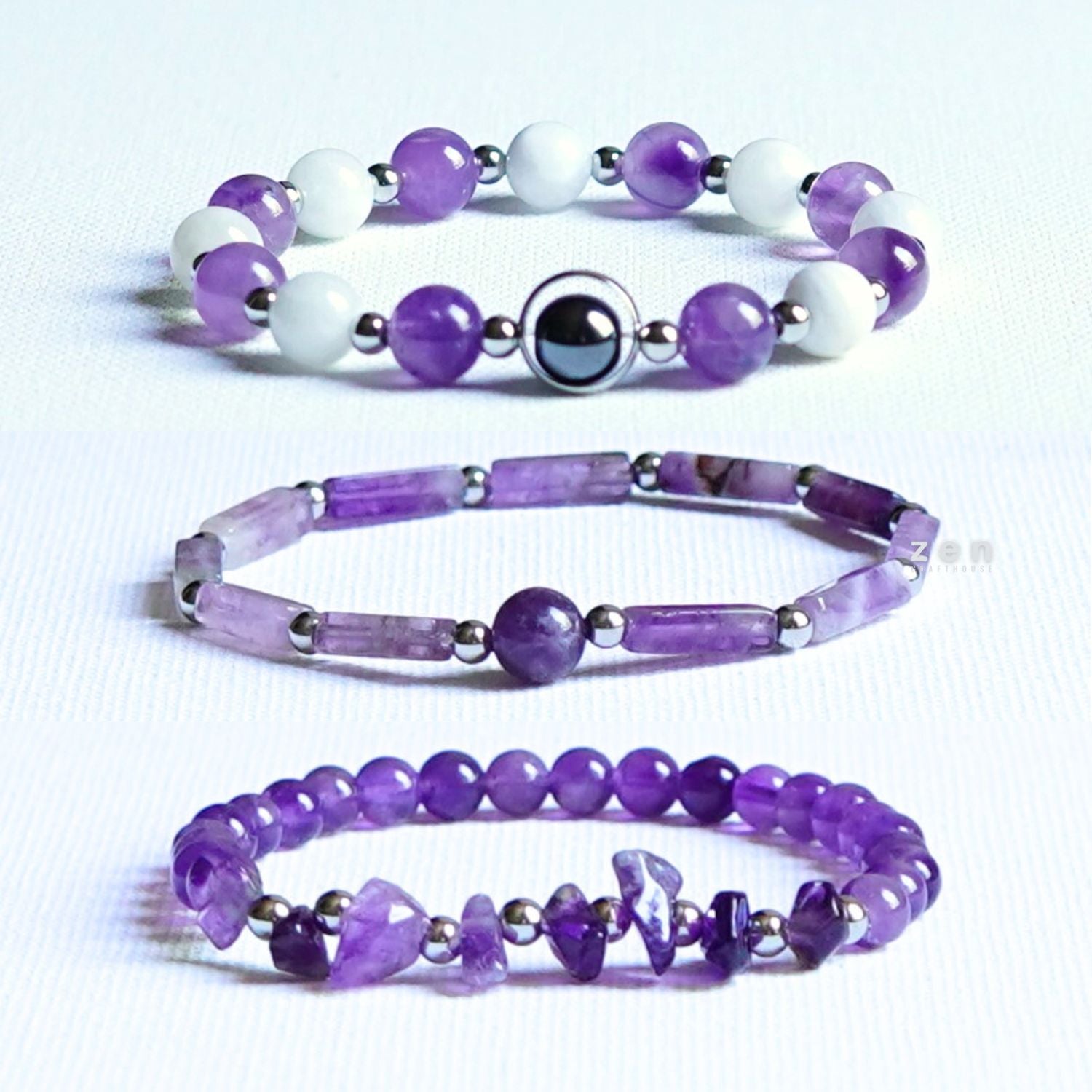 Stress Relief Bracelet Pack + Anxiety & Depression Bracelet Pack (7 Bracelets)