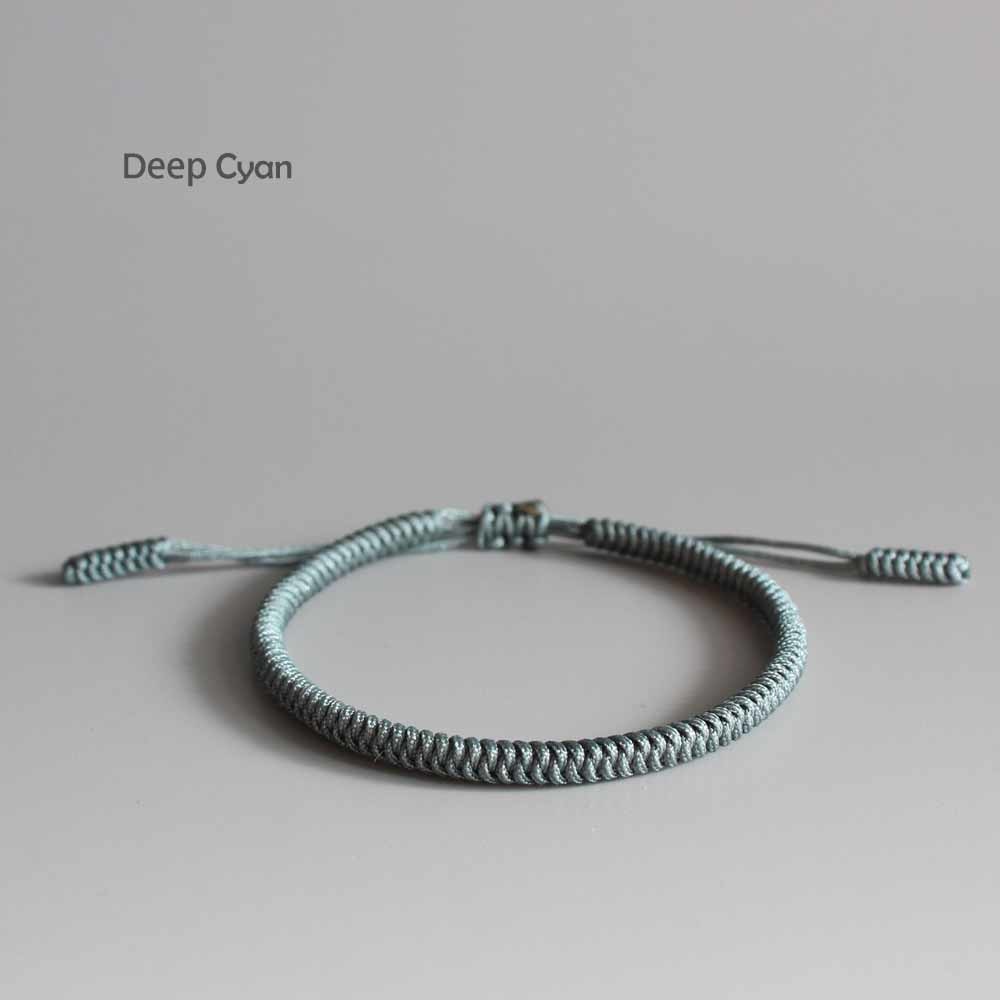 Blue Cyan Tibetan Braided Lucky Bracelet - Blessed Best Friend