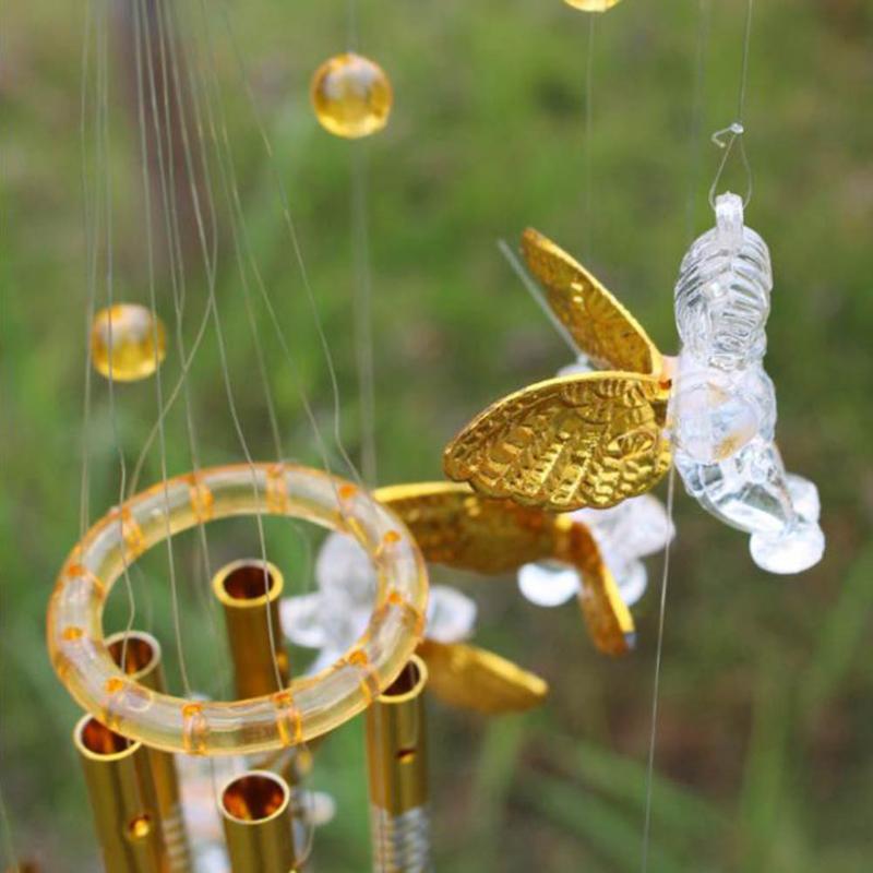Copper Wind Chimes - Angel Cupid