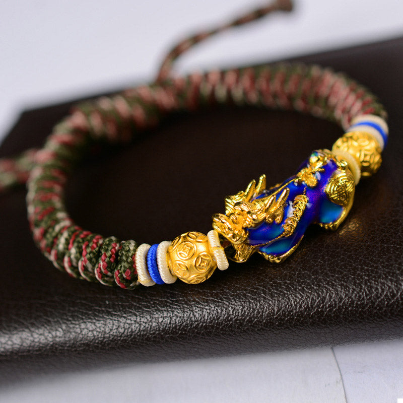 Gold Chameleon Pi Xiu Bracelet - Prosperity