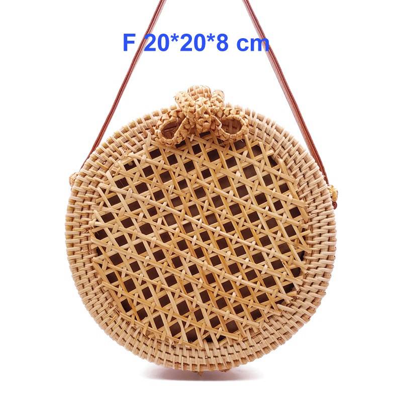 Round Bali Summer Straw Bags - 14 styles