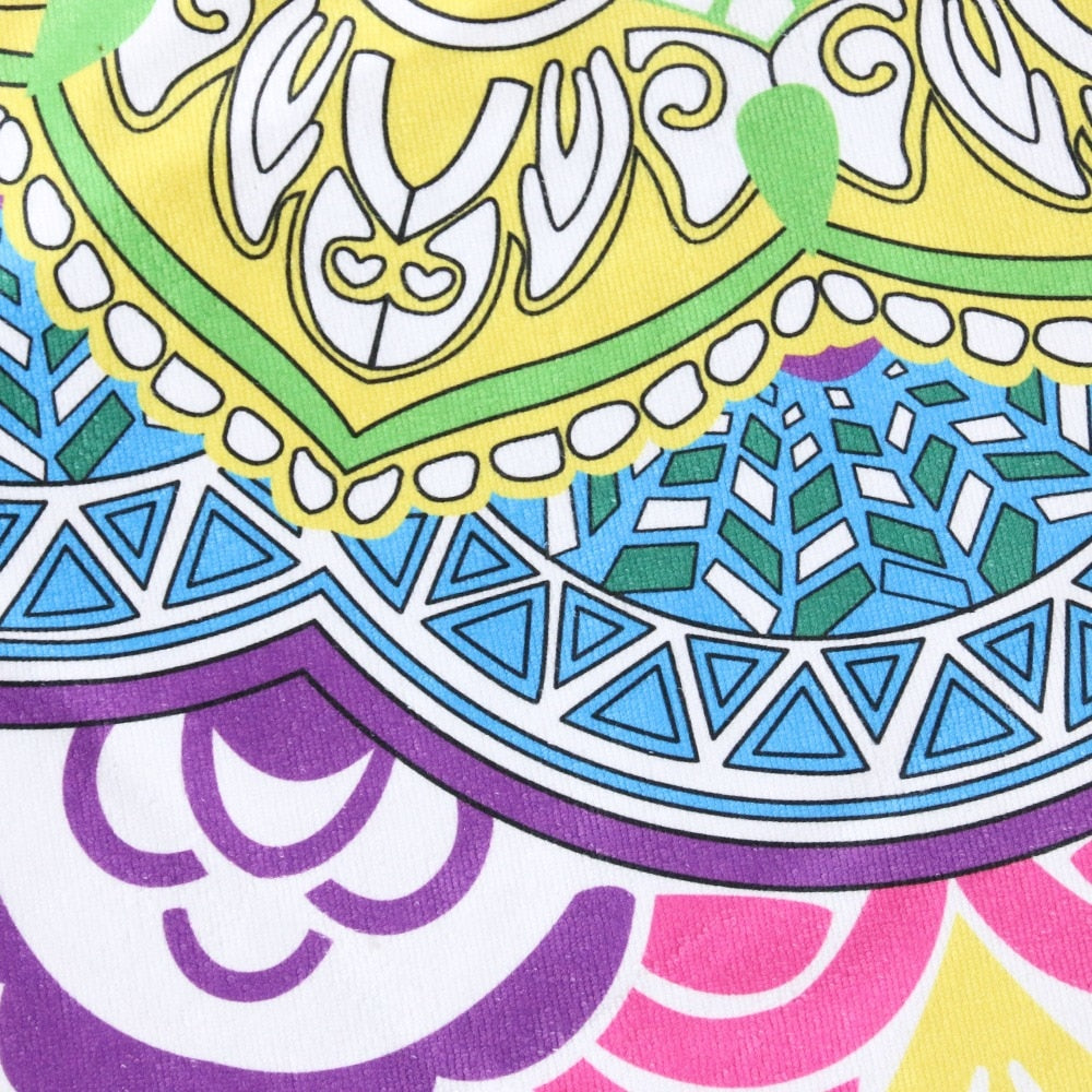 Indian Lotus Mandala Beach Towel/Tapestry - 6 Colors