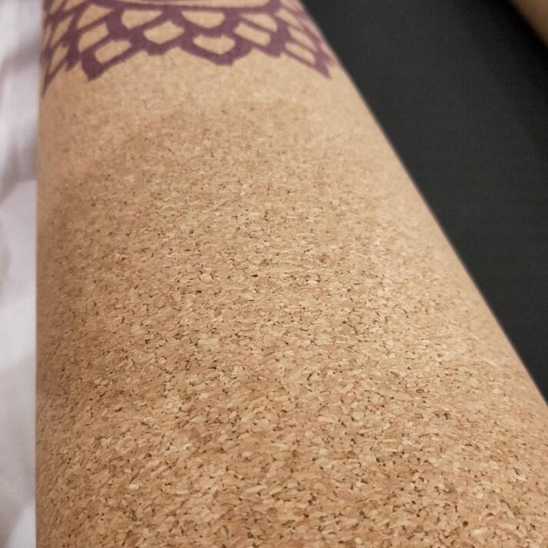 Cork Rubber Exercise Yoga Mat
