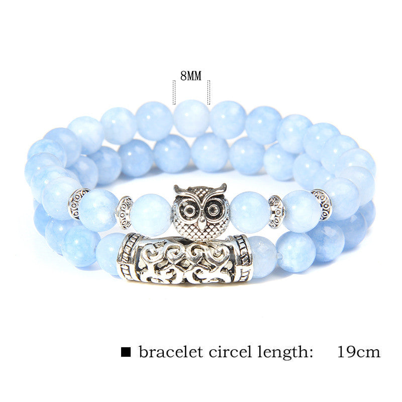 Blue Jade Soft Energy Bracelet