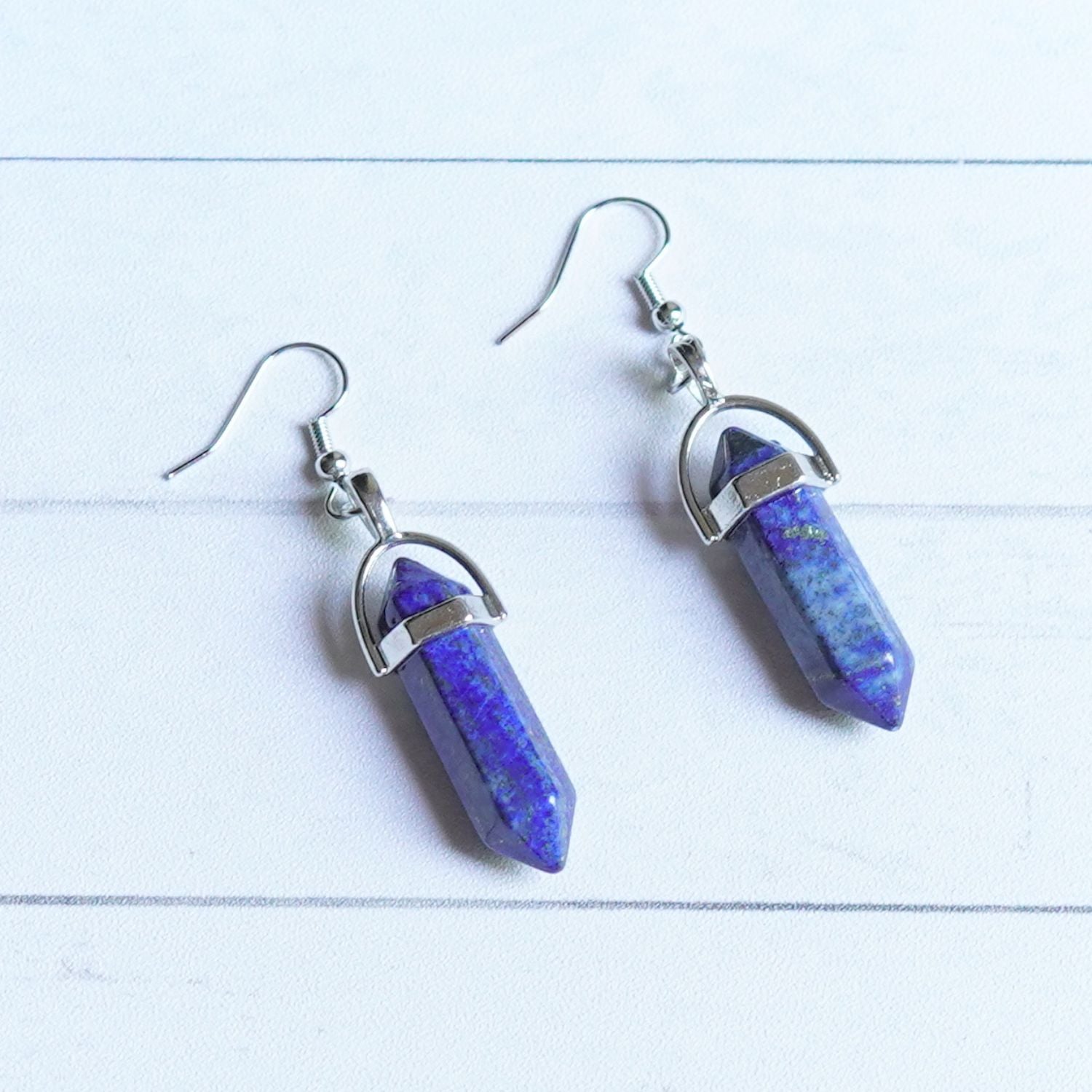 A Calm Head Lapis Lazuli Earrings