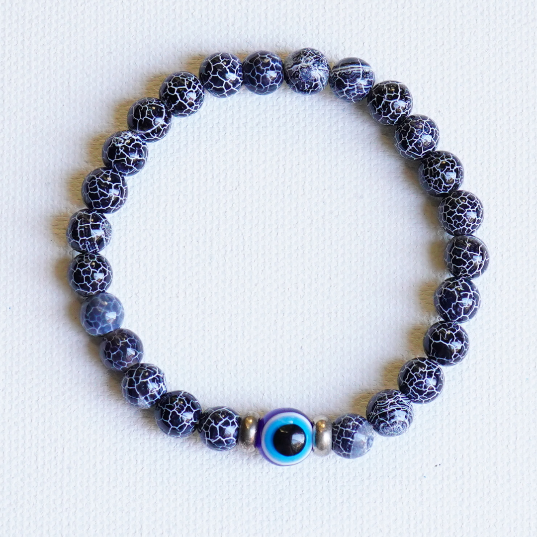 Blue Weathered Agate Peace & Calm Bracelet