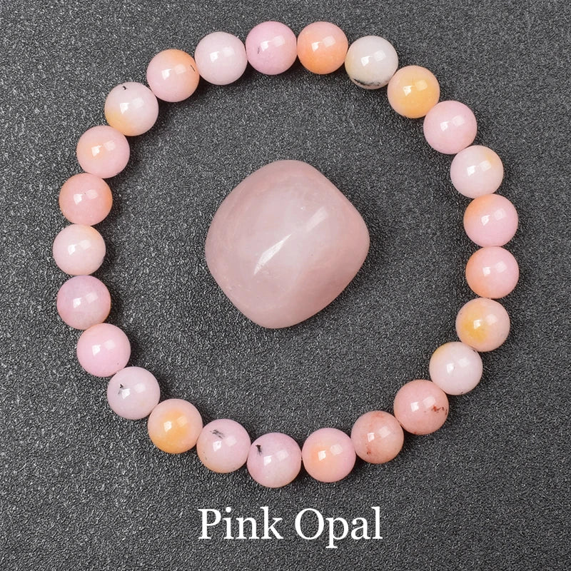 Double Healing Energy Crystal Bracelet + Palm Crystal Set (26 Crystal Varieties)