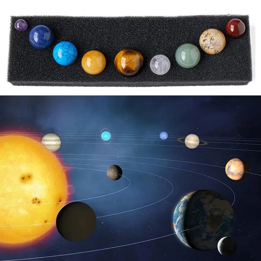 Planetary Energies Solar System 9-Crystal Ball Set