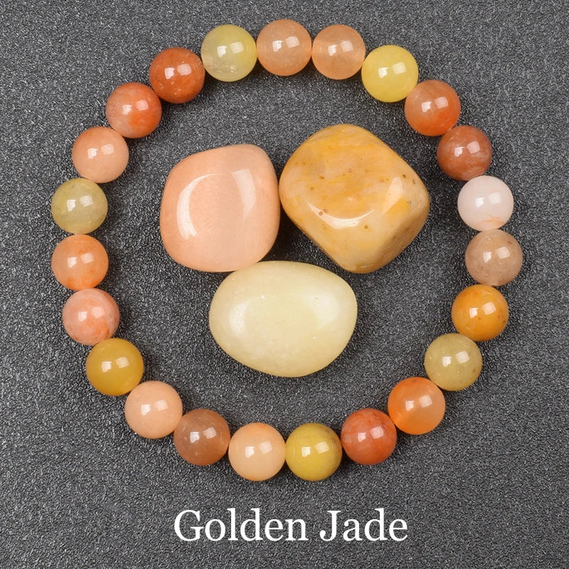Double Healing Energy Crystal Bracelet + Palm Crystal Set (26 Crystal Varieties)