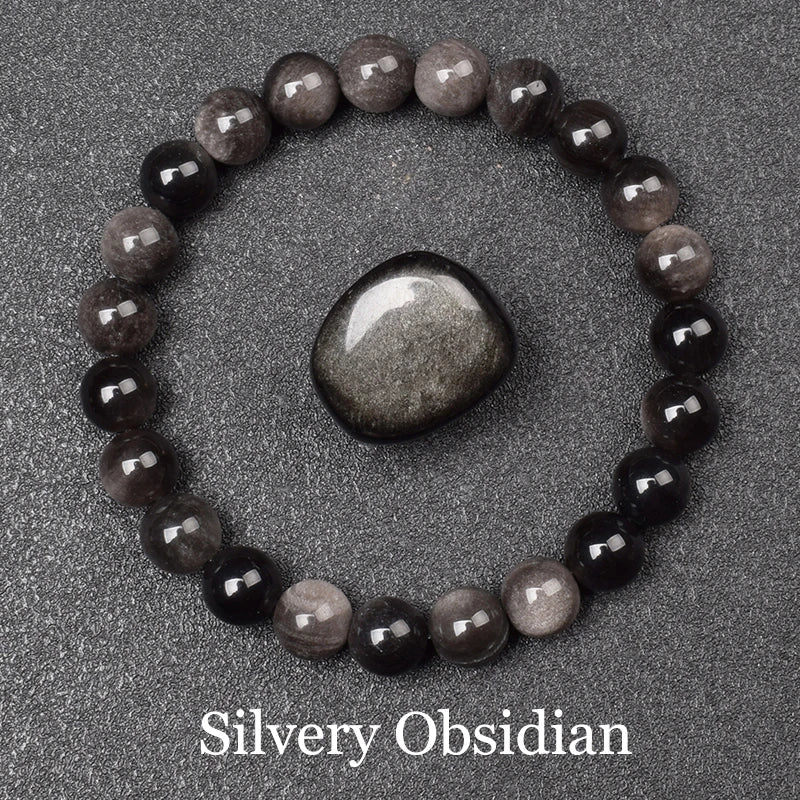 Double Healing Energy Crystal Bracelet + Palm Crystal Set (26 Crystal Varieties)