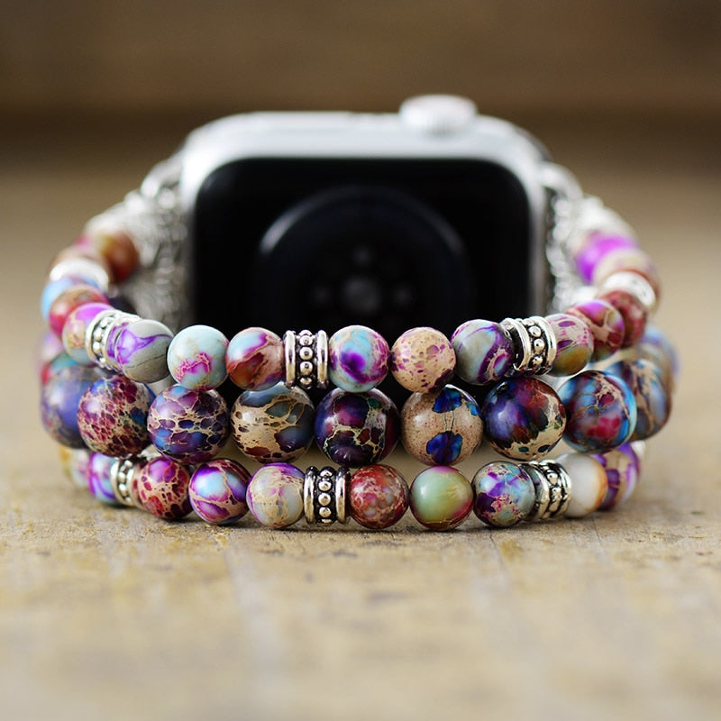 Tranquility Imperial Jasper Apple Watch Band