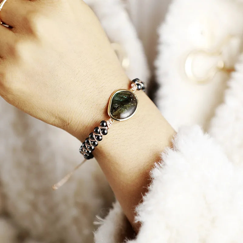Magic & Protection Labradorite & Hematite Bracelet