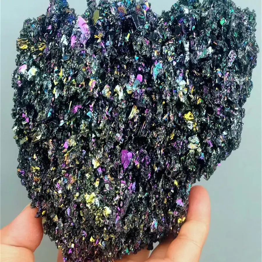 Chakra Balance Colorful Carborundum Natural Stone