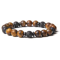 Tiger Eye Hematite Bravery & Protection Bracelet