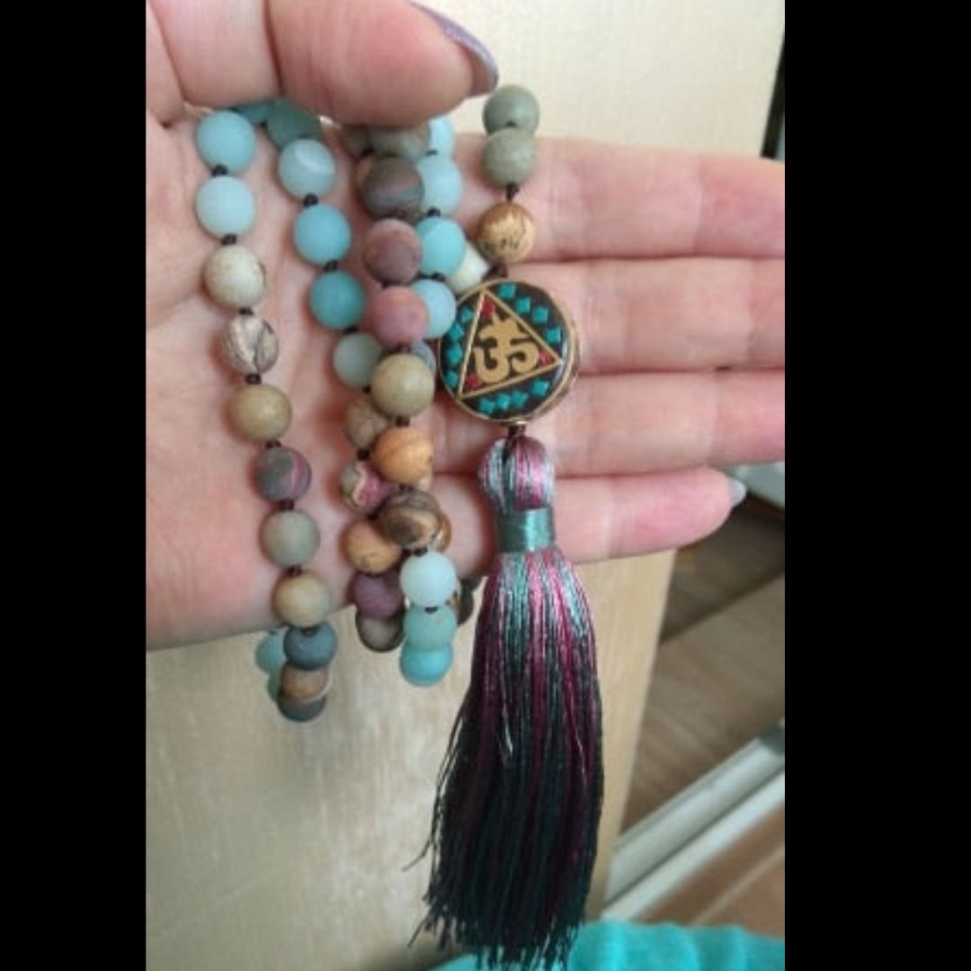 Triple Stone Mindfulness Buddhist Mala