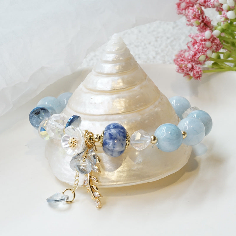 Blue Jade Fountain Of Youth Bracelet