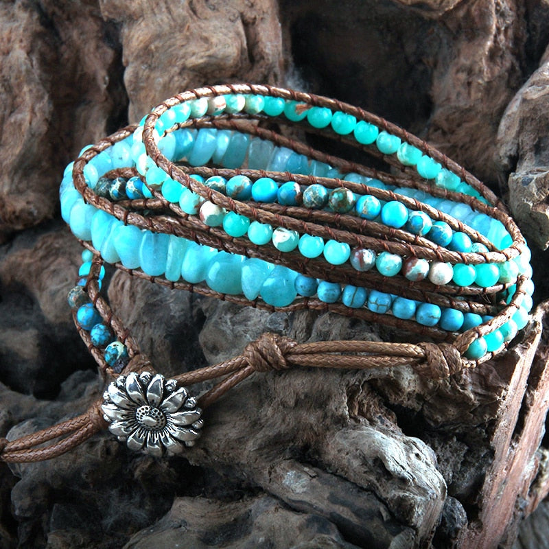Blue Turquoise Mood Stabilizer Bracelet