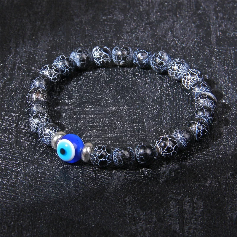 Blue Weathered Agate Peace & Calm Bracelet