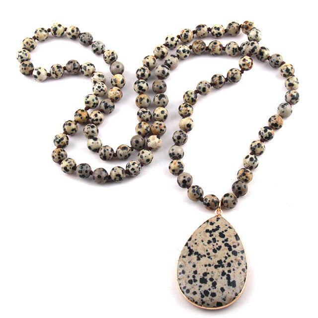 Dalmatian Jasper Love Of Life Necklace