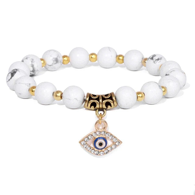 White Turquoise Angelic Energy Bracelet