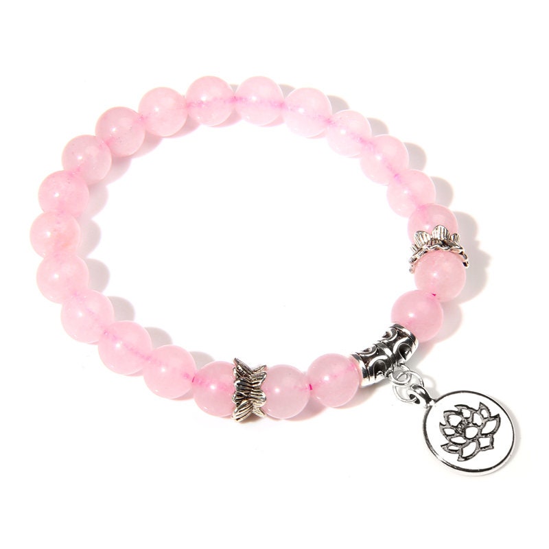 Rose Quartz Healing Crystal Bracelet