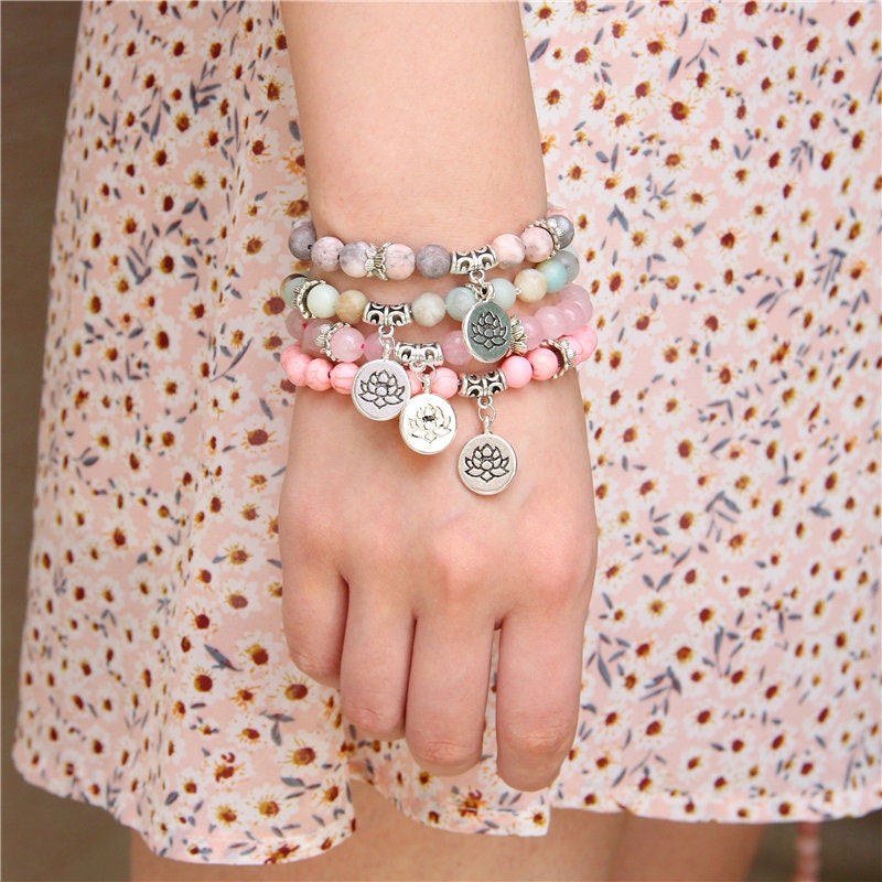 Rose Quartz Healing Crystal Bracelet