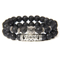 Lava Stone Energy Crystal Bracelet