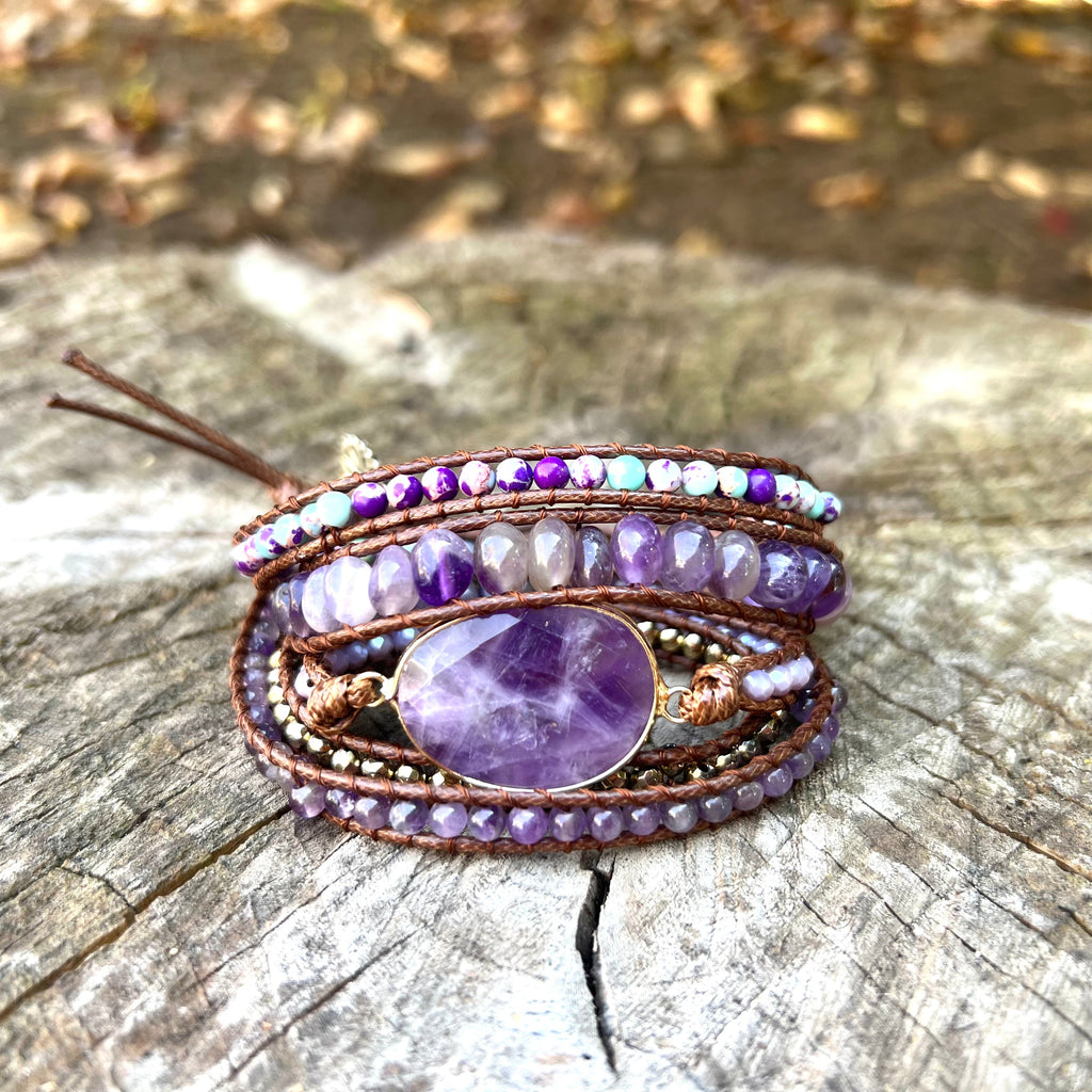 Immense Calm & Nurturing Amethyst Bracelet