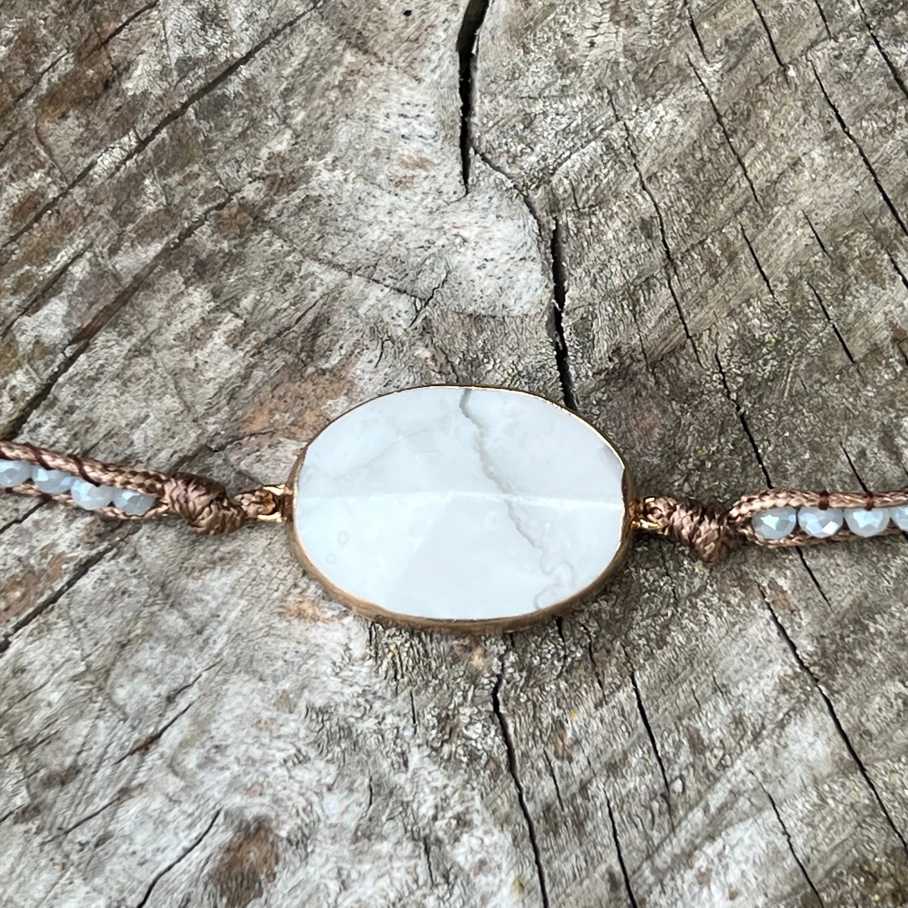 White Turquoise Soothe Your Nerves Bracelet