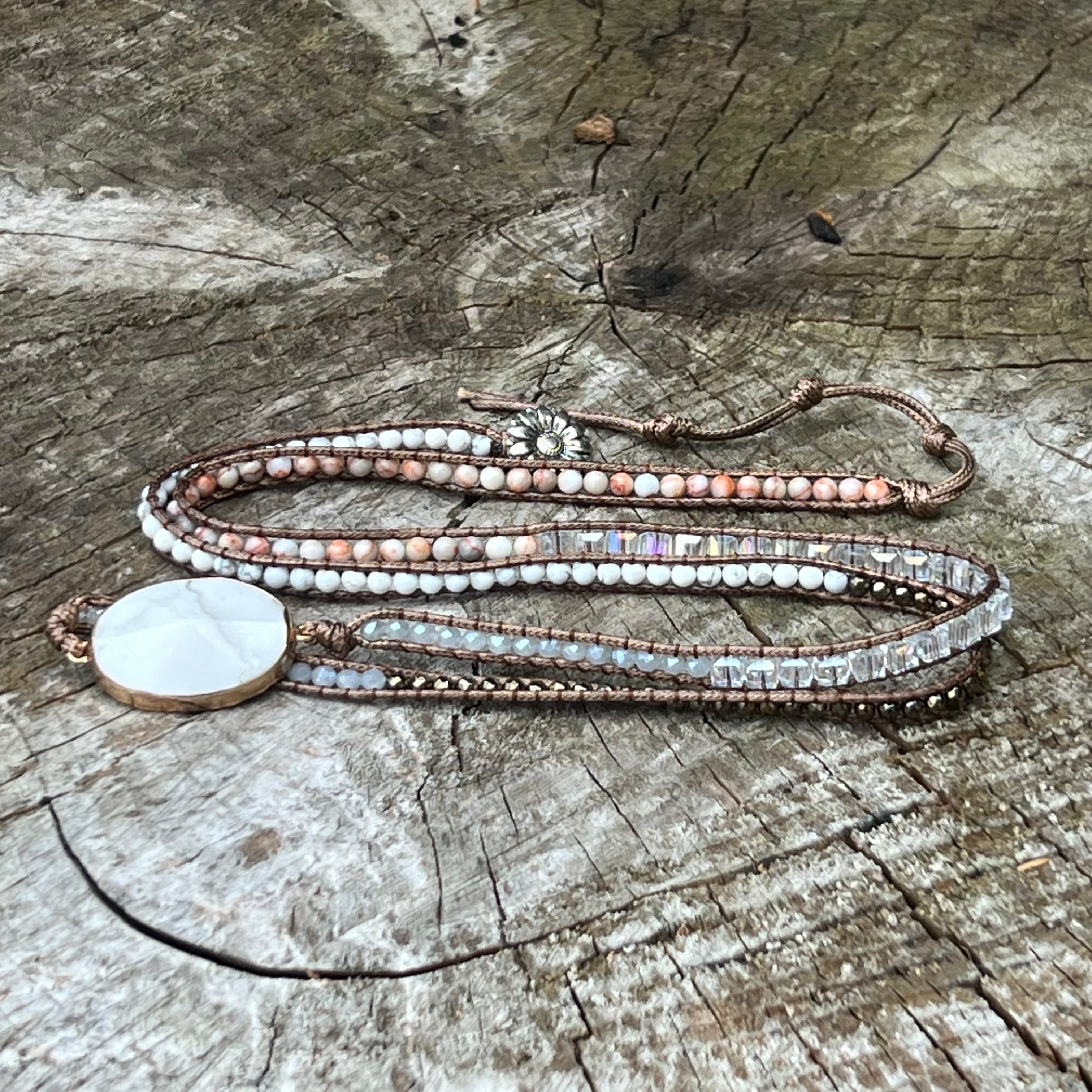White Turquoise Soothe Your Nerves Bracelet