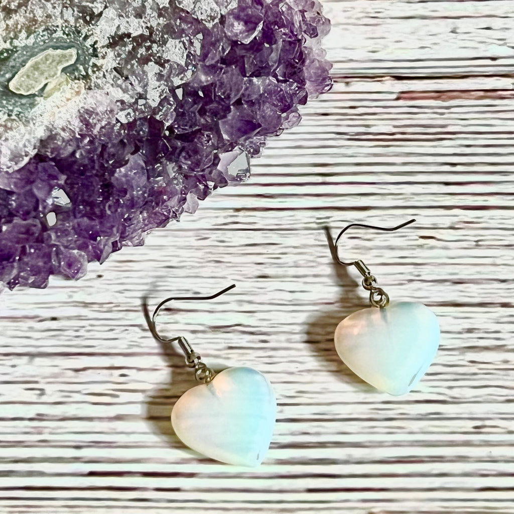 Opal Peace & Passion Love Earrings
