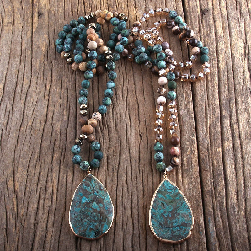 Triple Jasper Vitality & Detox Necklace